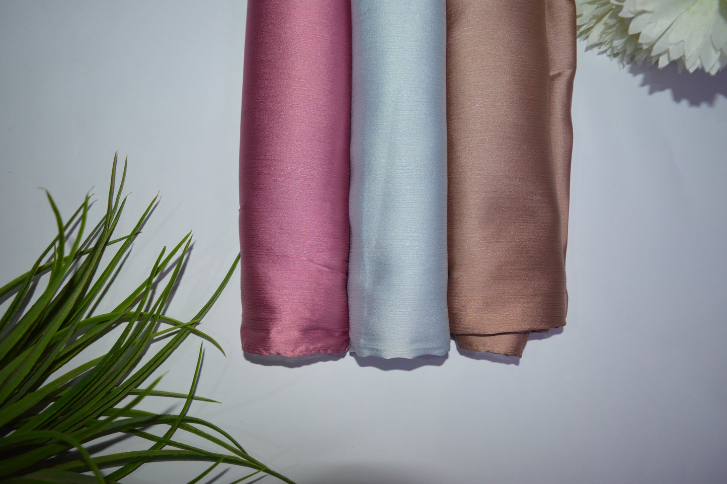 Crinkle silk hijab bundle